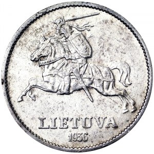 Litauen, Republik (1918-nach), 10 Litu 1936