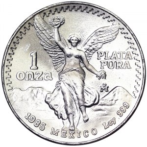 Mexiko, Druhá republika (1867-data), 1 Onza 1985, Mexico City