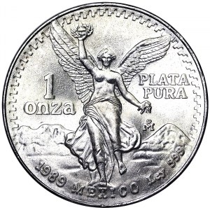 Mexiko, Druhá republika (1867-dátum), 1 Onza 1989, Mexico City