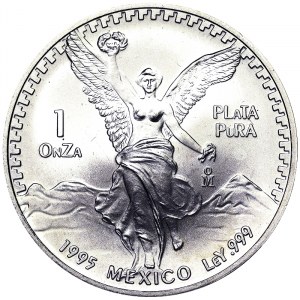 Mexico, Second Republic (1867-date), 1 Onza 1995, Mexico City