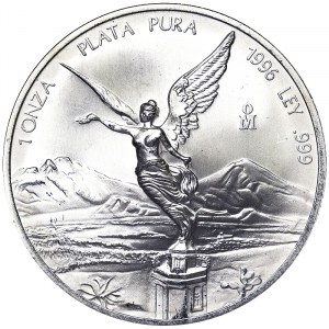 Mexiko, Zweite Republik (ab 1867), 1 Onza 1996, Mexiko-Stadt