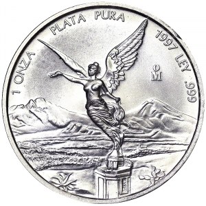 Messico, Seconda Repubblica (1867-data), 1 Onza 1997, Città del Messico