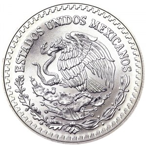 Mexiko, Zweite Republik (ab 1867), 1 Onza 1998, Mexiko-Stadt