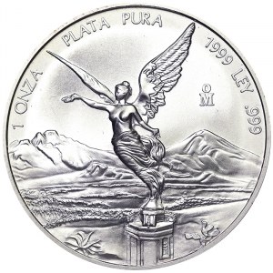 Mexiko, Zweite Republik (ab 1867), 1 Onza 1999, Mexiko-Stadt