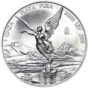 Mexico, Second Republic (1867-date), 1 Onza 2000, Mexico City