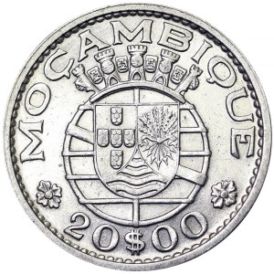 Mosambik, Portugalský Mosambik (1951-1975), 20 Escudos 1960