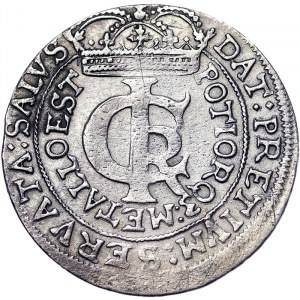 Polonia, Regno, Giovanni II Casimiro Vasa (1648-1668), Tymf (30 Gröscher) 1663, Cracovia