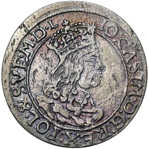 Polsko, království, Jan II Kazimír Vasa (1648-1668), 6 Gröscher 1662, Krakov