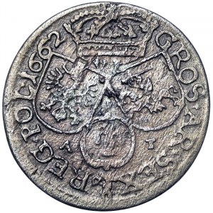 Poland, Kingdom, John II Casimir Vasa (1648-1668), 6 Gröscher 1662, Krakow