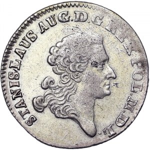 Polonia, Regno, Stanislao Augusto (1764-1795), 4 Gröscher 176?, Varsavia