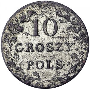 Polsko, Království, Revoluční ražba mincí (1830-1831), 10 Groszy 1831, Varšava