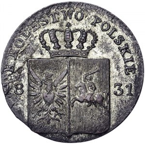 Polonia, Regno, Moneta rivoluzionaria (1830-1831), 10 Groszy 1831, Varsavia