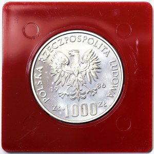 Polen, Republik (seit 1945), 1.000 Zlotych (Muster) 1986