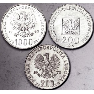 Polen, Republik (1945-date), Los 3 Stk.