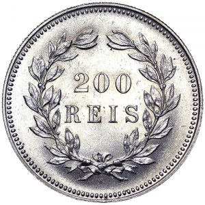 Portugal, Königreich, Karl I. (1889-1908), 200 Reis 1891