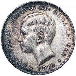 Portugal, Königreich, Emanuel II (1908-1910), 1.000 Reis 1910