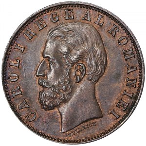 Rumänien, Königreich, Carol I. als Fürst (1866-1881) als König (1881-1914), 5 Bani 1884, Bukarest