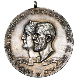 Romania, Kingdom, Carol I as Prince (1866-1881) as King (1881-1914), Medal 1906