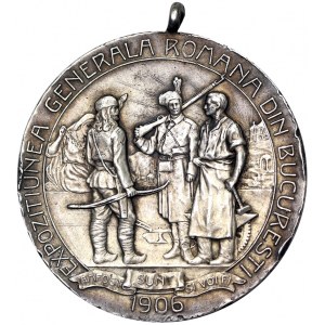 Rumänien, Königreich, Carol I. als Fürst (1866-1881) als König (1881-1914), Medaille 1906