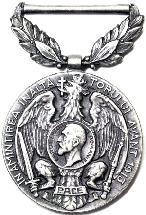 Rumunsko, království, Carol I. jako kníže (1866-1881) jako král (1881-1914), medaile 1913