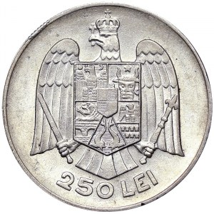 Rumunia, Królestwo, Karol II (1930-1940), 250 lei 1935 r.