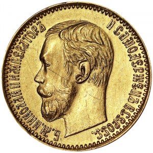 Rusko, impérium, Mikuláš II (1894-1917), 5 rublů 1898, Petrohrad