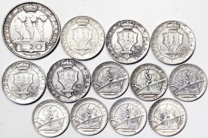 San Marino, San Marino, Republika Druhá mince (1931-1938), šarže 13 ks.