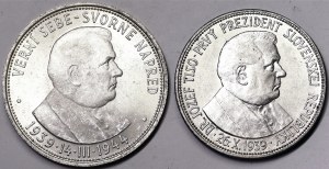 Slovakia, First Republic (1939-1945), Lot 2 pcs.