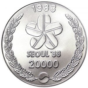 Južná Kórea, republika (1948-dátum), 20000 wonov 1983