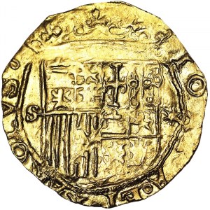 Hiszpania, Królestwo, Karol i Joanna (1516-1556), Escudo b.d., Sewilla