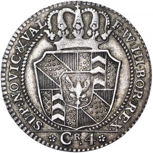 Suisse, Neuchâtel, 4 Kreuzer 1800