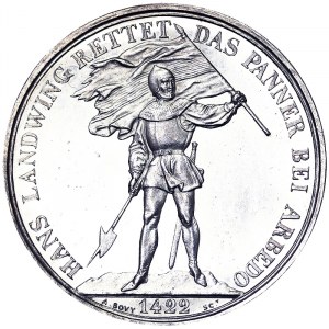 Švýcarsko, Švýcarská konfederace (1848-data), 5 franků 1869, Bern