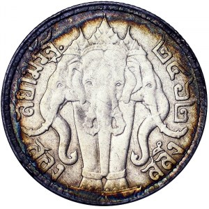 Thaïlande, Royaume, Rama VI (1910-1925), 1/2 Baht BE2462 (1919)