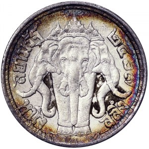 Thaïlande, Royaume, Rama VI (1910-1925), 1/4 Baht BE2458 (1915)