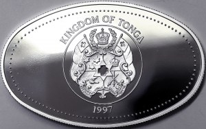 Tonga, království (1967-data), Taufa'ahau Tupou IV (1967-2006), 1 Pa'Anga 1997