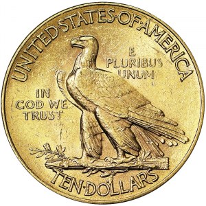 Stany Zjednoczone, 10 dolarów (głowa Indianina) 1912, Phildelphia