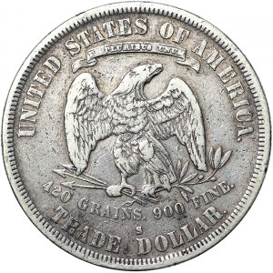 Spojené štáty, 1 Trade Dollar 1878, San Francisco