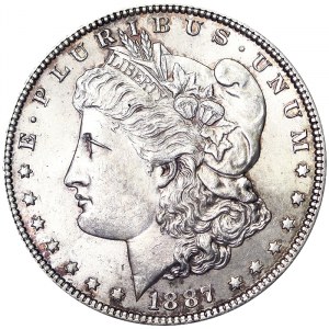 Stany Zjednoczone, 1 dolar (Morgan 1878-1921) 1887, Phildelphia