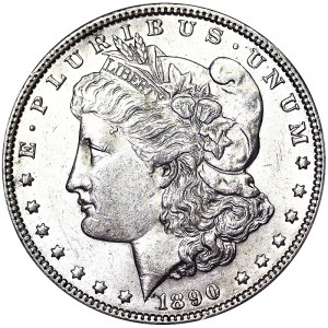 Spojené státy americké, 1 dolar (Morgan 1878-1921) 1890, Phildelphia