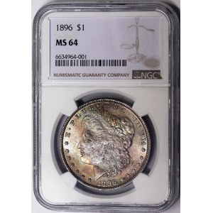 Spojené štáty, 1 dolár (Morgan 1878-1921) 1896, Phildelphia