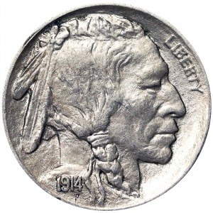 États-Unis, 5 Cents (tête d'Indien) 1914, Denver