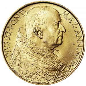 Vatikán (1929-dátum), Pio XI (1929-1939), 100 lír 1933-1934, Rím