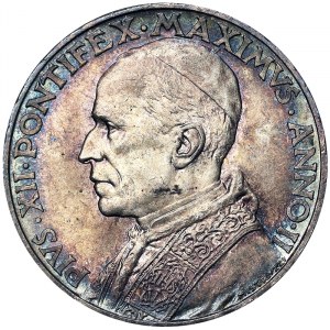 Vatican City (1929-date), Pio XII (1939-1958), 10 Lire 1940, Rome
