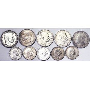 Lots de pièces du monde, Lot d'argent 10 pcs.