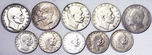 World Coin Lots, Silver Lot 10 pcs.