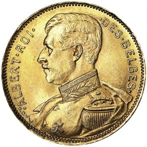 Belgique,Albert Ier (1909-1934), 20 Francs 1914