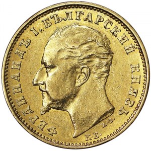 Bulgarien, Königreich, Ferdinand I. (1887-1918), 20 Leva 1894, Kremnitz