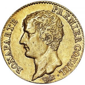 Francúzsko, Napoleon I. ako prvý konzul (1797-1814), 20 frankov An. 12 1803-1804, A Paris