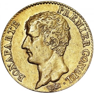 France, Napoleon I as First Consul (1797-1814), 20 Francs An. 12 1803-1804, A Paris