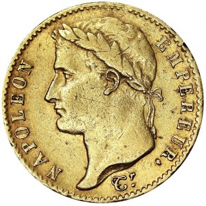 Frankreich, Napoleon I. (1815), 20 Francs 1815, A Paris